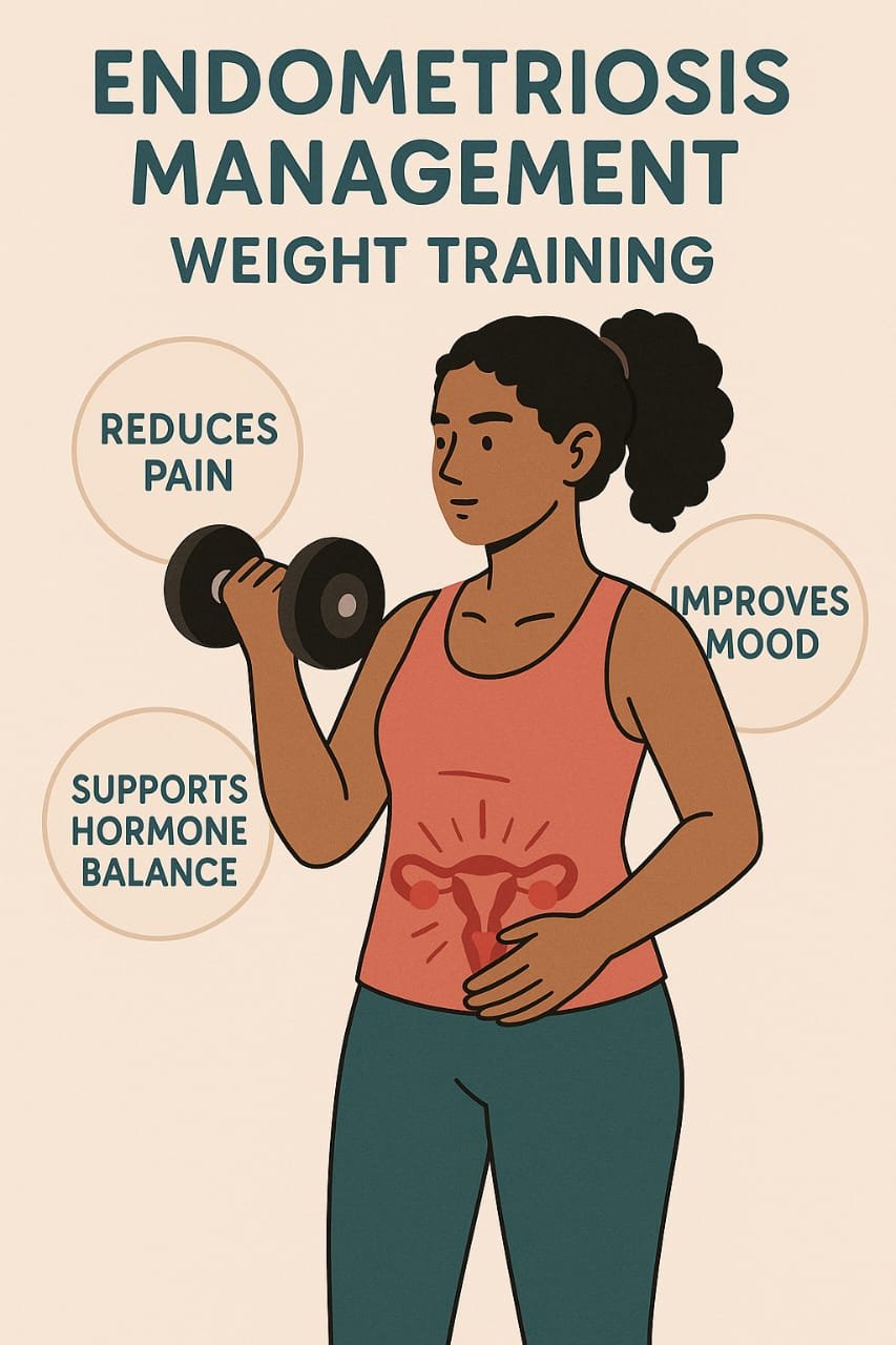 Endometriosis management through weight training