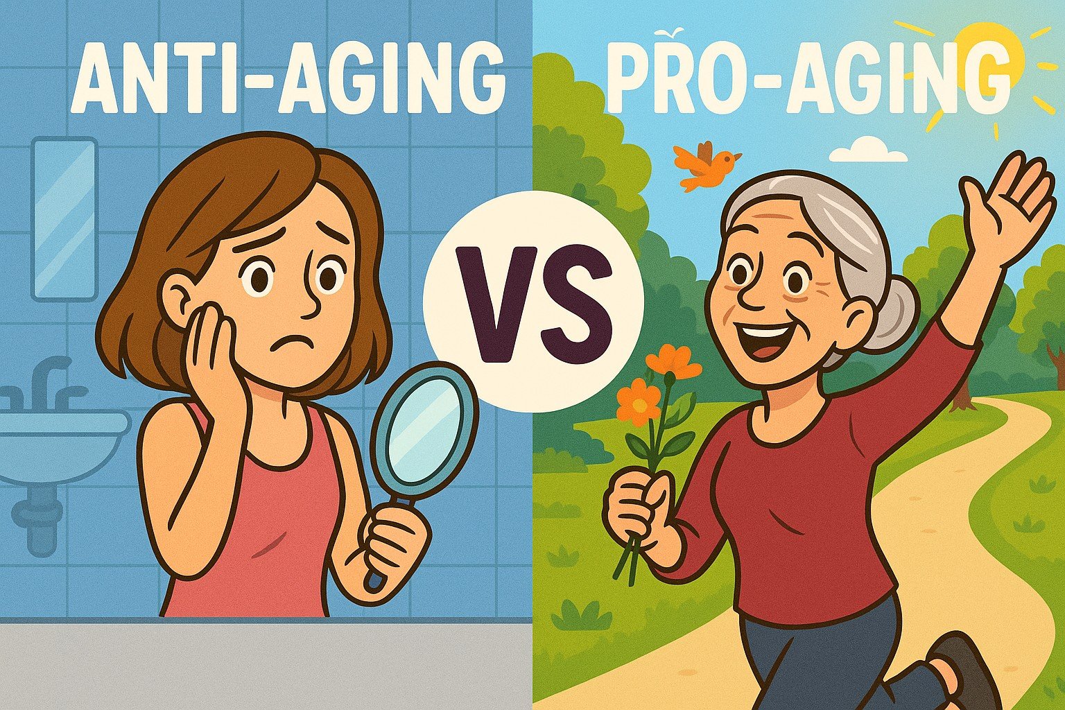 ‘ANTI-AGING Vs PRO-AGING’